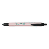 Stylo Noir Opal Iguanodon Dinosaur (Dos)