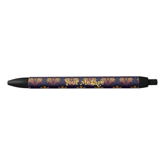 Stylo Noir Opulence du crépuscule (Devant)