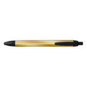 Stylo Noir Or métallisé de luxe (Dos)