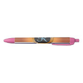Stylo Noir Or Orb Stars Sapphire Blue Monogramme (Bas)