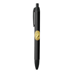 Stylo Noir Or pauvre