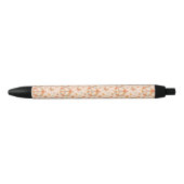 Stylo Noir Orange Peace Floral (Devant)