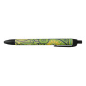 Stylo Noir Ornate Green Paisley Pattern Monogram (Bas)