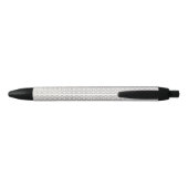 Stylo Noir Ornement arabesque élégant (Dos)