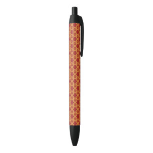 Stylo Noir Ornement géométrique élégant