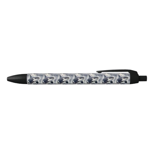 Stylo Noir Orque Vagues orageuses (Haut)