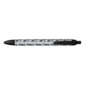 Stylo Noir Orque Vagues orageuses (Dos)