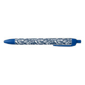 Stylo Noir Os de dinosaure (bleu) (Bas)