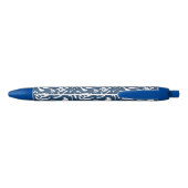 Stylo Noir Os de dinosaure (bleu) (Dos)