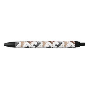 Stylo Noir Os et pattes de nouilles de Labradoodle