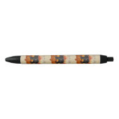 Stylo Noir Ours noir en forêt d'automne (Devant)
