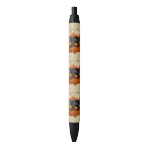Stylo Noir Ours noir en forêt d'automne