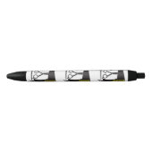 Stylo Noir Outils de coiffures (Devant)