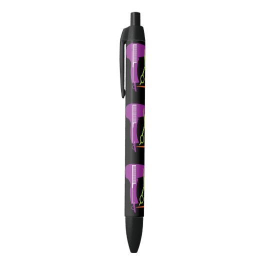 Stylo Noir Outils de coiffures (Haut (Vertical))