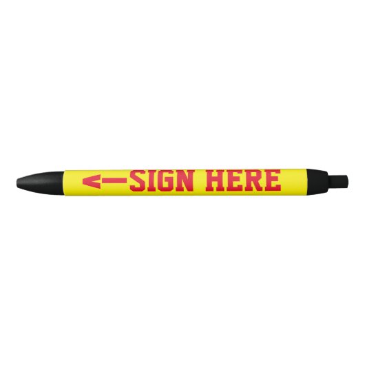 Stylo Noir Ouvrir ici (Devant)