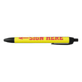 Stylo Noir Ouvrir ici (Bas)