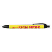 Stylo Noir Ouvrir ici (Haut)