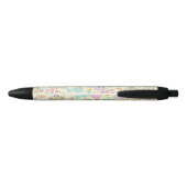 Stylo Noir Owl Pastel Jaune (Dos)
