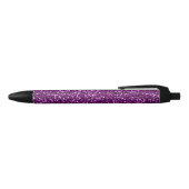 Stylo Noir Paillette Violet de Minuit (Haut)