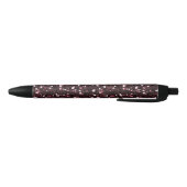 Stylo Noir Paillettes Bourgogne (Bas)