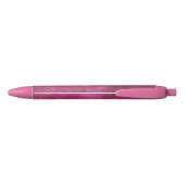 Stylo Noir Paillettes Rose Pailletées Brillantes (Dos)