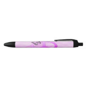 Stylo Noir Paix rose (Haut)