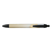 Stylo Noir Palmier Ombre d'or (Dos)