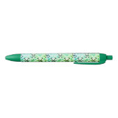 Stylo Noir Panda Bear Motif Vert Imprimer (Bas)