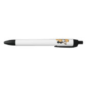 Stylo Noir Panda drôle avec guitare (Bas)