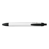 Stylo Noir Panda drôle avec guitare (Dos)