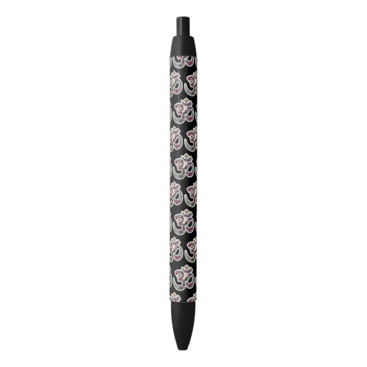 Stylo Noir Panier de Basketball Mini (devant Vertical)