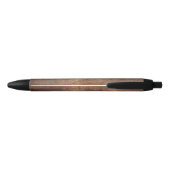 Stylo Noir Panneau usé de pin (Dos)
