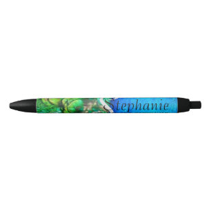 Stylo Noir Paon élégant moderne d'entreprise