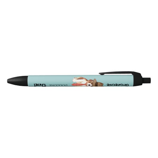 Stylo Noir Papa Cavalier (Haut)