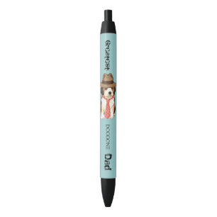 Stylo Noir Papa de beagle