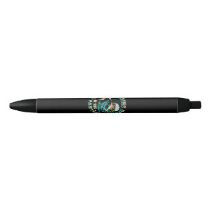 Stylo Noir Papa Pêche Est Le Meilleur Partenaire
