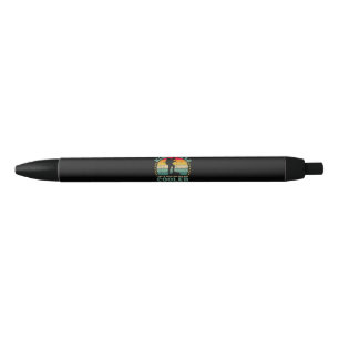 Stylo Noir Papa randonnée drôle comme un papa normal randonné