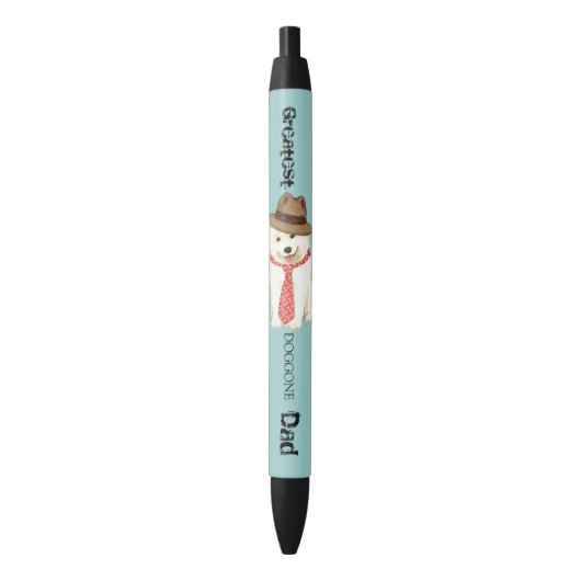 Stylo Noir Papa Samoyé (devant Vertical)