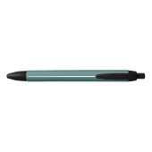 Stylo Noir Papeterie classique simple verte à monogramme (Dos)
