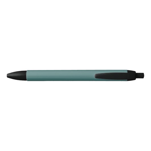 Stylo Noir Papeterie simple Monogramme vert classique (Dos)