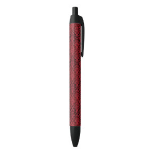 Stylo Noir Papier peint rouge 2