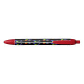 Stylo Noir Papillon arc-en-ciel (Dos)