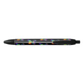 Stylo Noir Papillon arc-en-ciel (Dos)