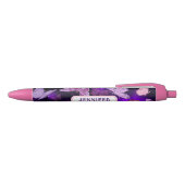 Stylo Noir Papillon cool Noir Et Violet (Haut)
