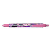 Stylo Noir Papillon cool Noir Et Violet (Dos)