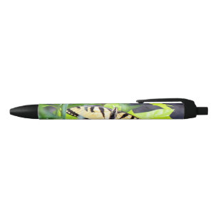Stylo Noir Papillon de machaon de tigre