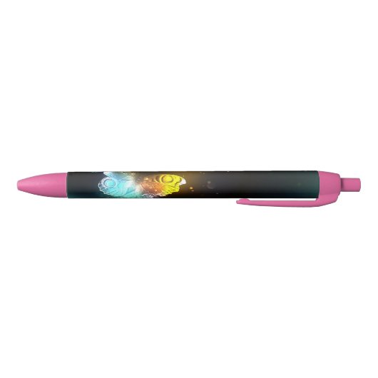 Stylo Noir Papillon lumineux et papillons de nuit (Bas)