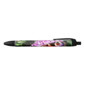 Stylo Noir Papillon paon et bouddleie (Haut)