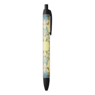 Stylo Noir Papillon Tigre 