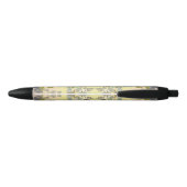 Stylo Noir Papillon Tigre (Dos)